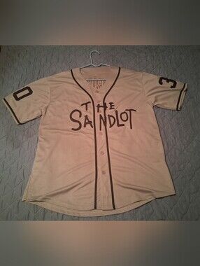 Benny "The Jet" Rodriguez #30 "The Sandlot" MLB Jersey. Sz XL